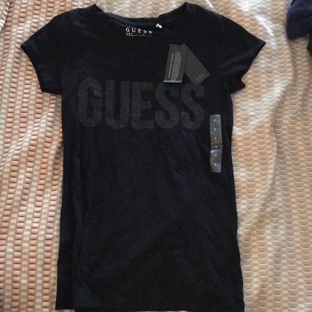 Guess Glitter Print Tee